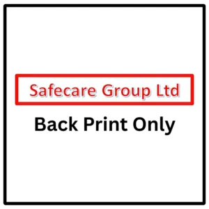Safecare Group Ltd Back Print Only
